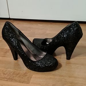 Qupid Glitter Heels